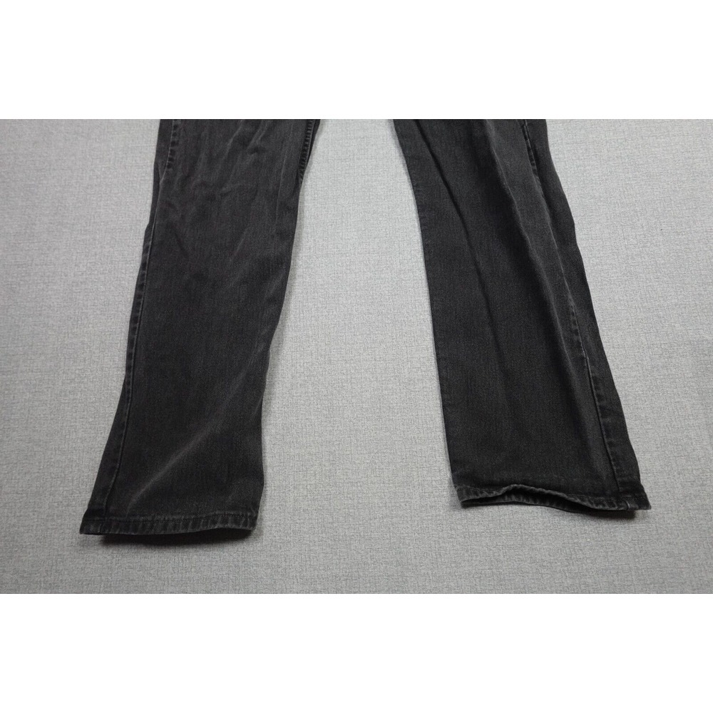 Vintage Levi's 505 Jeans Mens 40x32 Black Regular Fit Western Cowboy Black Wash - Picture 3 of 13